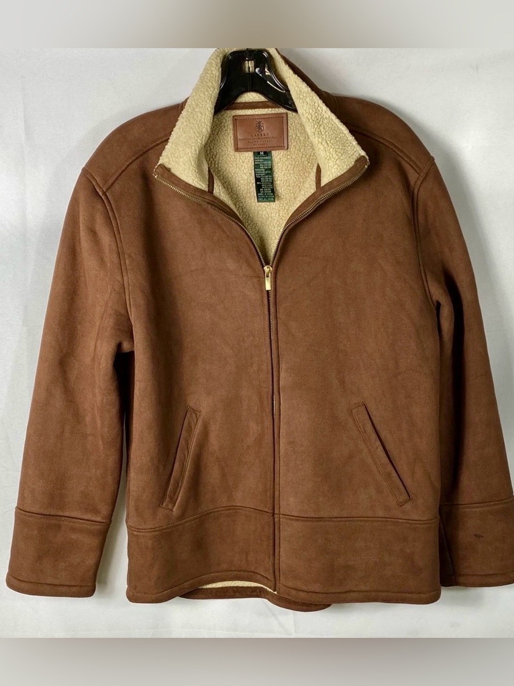 Ralph Lauren Faux Suede Sherpa Lined Full Jacket